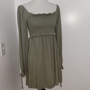 Luna Chix heathered long sleeve dress